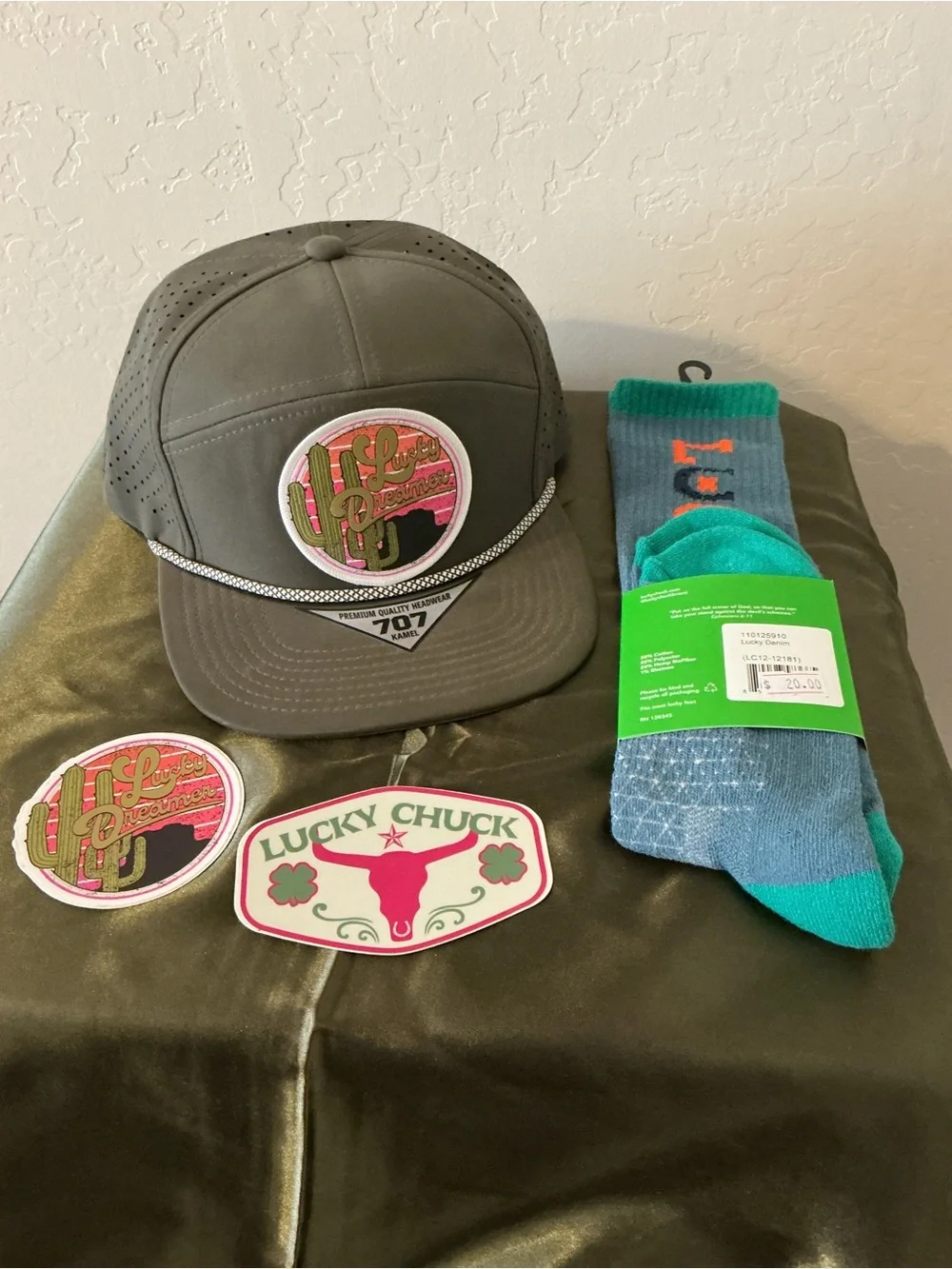 Bundle of “Lucky Chuck”Merchandise